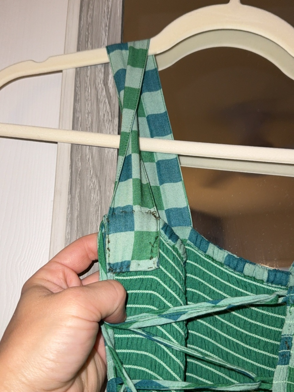 Spell "Flora" Strappy Maxi Dress featuring a vibrant green floral print Size XS - Picture 10 of 10